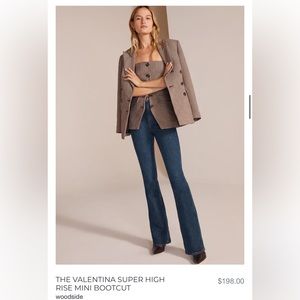 Favorite Daughter Valentina super high rise bootcut jeans